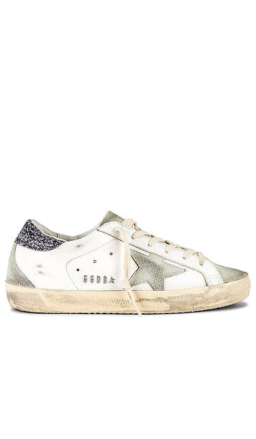 Golden Goose Superstar Sneaker in White - Baskets Superstar Golden Goose en blanc - Golden Goose Superstar 白色运动鞋 - Golden Goose Superstar Sneaker in Weiß - Golden Goose 슈퍼스타 스니커즈화이트 색상 - Sneaker Golden Goose Superstar di colore bianco