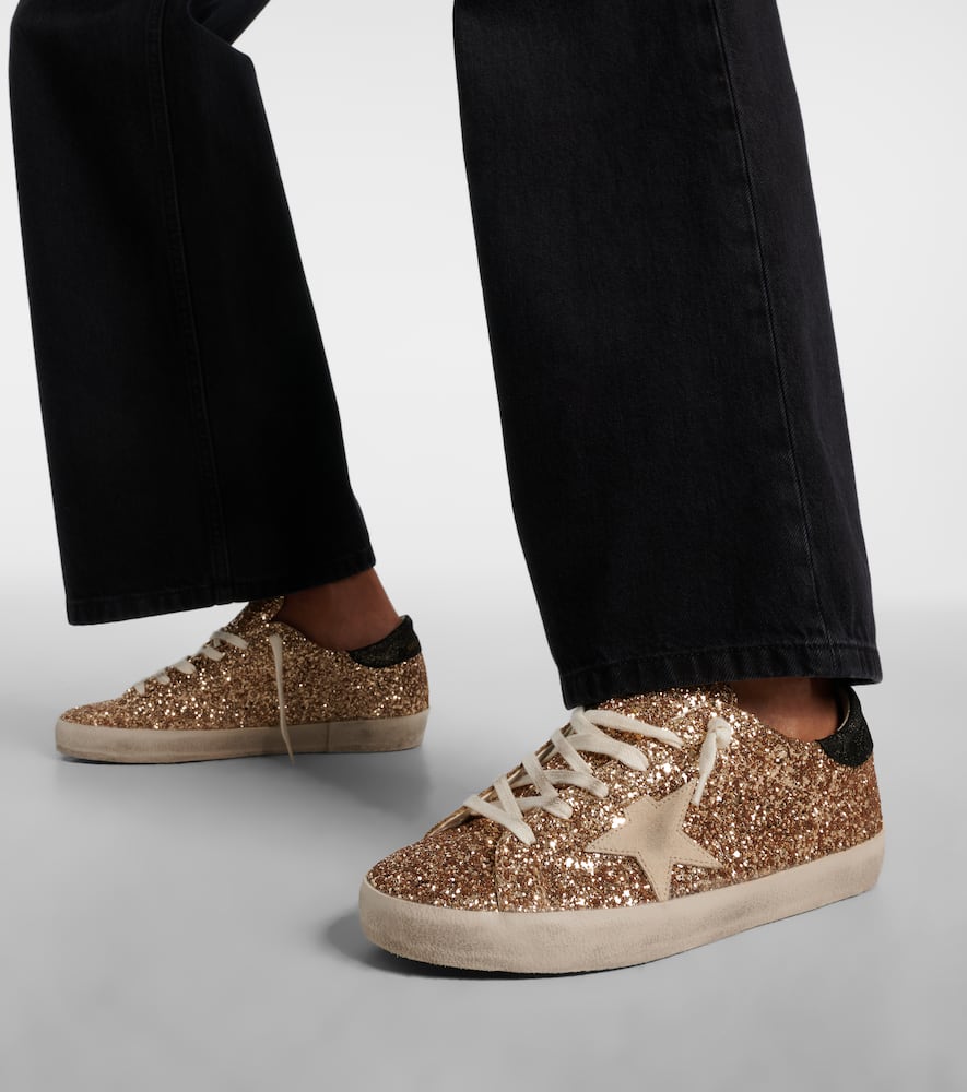 Golden Goose Superstar glitter sneakers