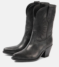 Golden Goose Wish Star leather cowboy boots