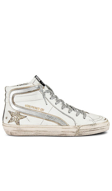 Golden Goose x REVOLVE Slide Sneaker in White - Golden Goose x REVOLVE Baskets Slide en Blanc - Golden Goose x REVOLVE 白色拖鞋运动鞋 - Golden Goose x REVOLVE Slide Sneaker in Weiß - Golden Goose x REVOLVE 슬라이드 스니커즈화이트 색상 - Sneaker Slide Golden Goose x REVOLVE in bianco
