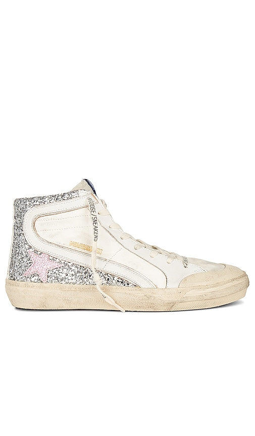 Golden Goose x REVOLVE Slide Sneaker in White - Golden Goose x REVOLVE Baskets Slide en Blanc - Golden Goose x REVOLVE 白色拖鞋运动鞋 - Golden Goose x REVOLVE Slide Sneaker in Weiß - Golden Goose x REVOLVE 슬라이드 스니커즈화이트 색상 - Sneaker Slide Golden Goose x REVOLVE in bianco