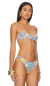 Gonza Bralette Top in Blue