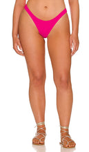 Good American Always Fits Better Cheeky Bikini Bottom in Fuchsia