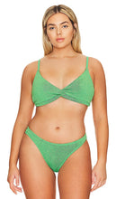 Good American Always Fits Sculpt Twist Bra in Green