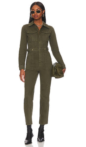 Good American Fit For Success Jumpsuit in Army - Good American Fit For Success - Combinaison armée - 适合在军队中取得成功的美国连衣裤 - Good American Fit For Success Overall in der Armee - 좋은 American Fit For Success 점프수트 - Buona tuta americana adatta per il successo nell'esercito