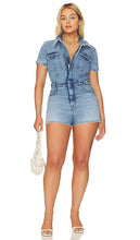 Good American Fit For Success Short Jumpsuit in Blue