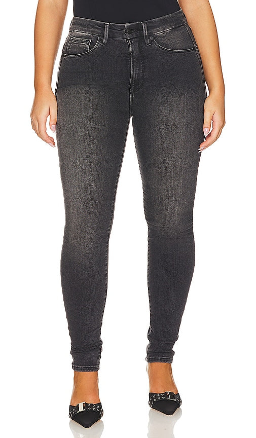 Good American Good Classic Skinny in Black