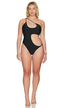 Good American Miami One Piece Swim Suit in Black