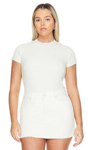 Good American Mock Tee in White