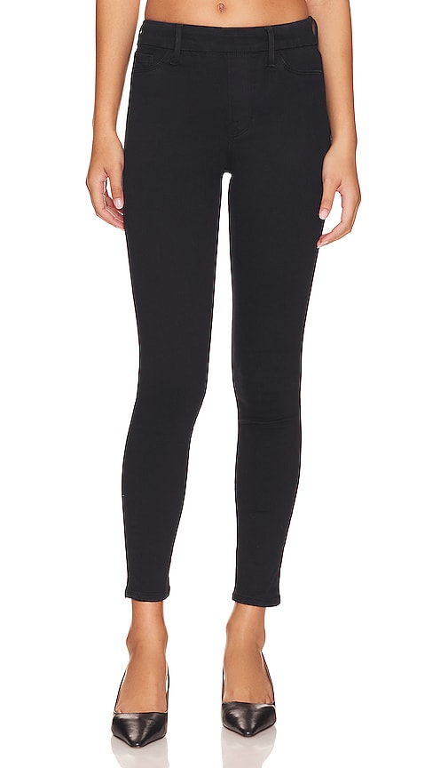 Good American Power Stretch Pull-on Skinny Jeans in Black - Good American Power - Jean skinny extensible à enfiler - Noir - Good American Power 黑色弹力套穿紧身牛仔裤 - Good American Power Stretch Pull-on Skinny Jeans in Schwarz - Good American 파워 스트레치 풀온 블랙 스키니 진 - Jeans skinny pull-on elasticizzati Good American Power in nero