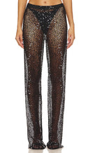 Good American Sequins Wide Leg Pant in Black - Good American - Pantalon large à sequins - Noir - Good American 黑色亮片阔腿裤 - Good American Pailletten-Hose mit weitem Bein in Schwarz - Good American 스팽글 와이드 레그 팬츠블랙 색상 - Buoni pantaloni a gamba larga con paillettes americane in nero