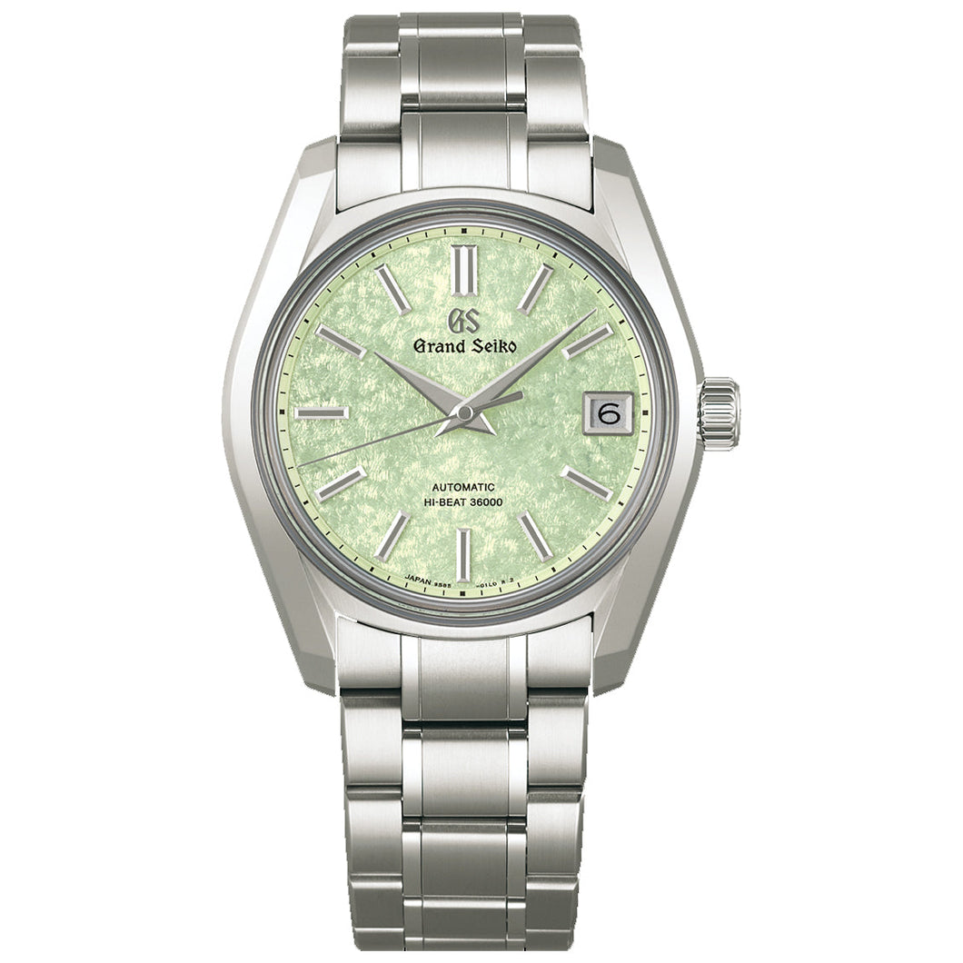 Grand Seiko Heritage Green Dial Titanium Watch 38mm - SBGH343