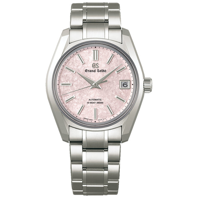 Grand Seiko Heritage Pink Dial Titanium Watch 38mm - SBGH341