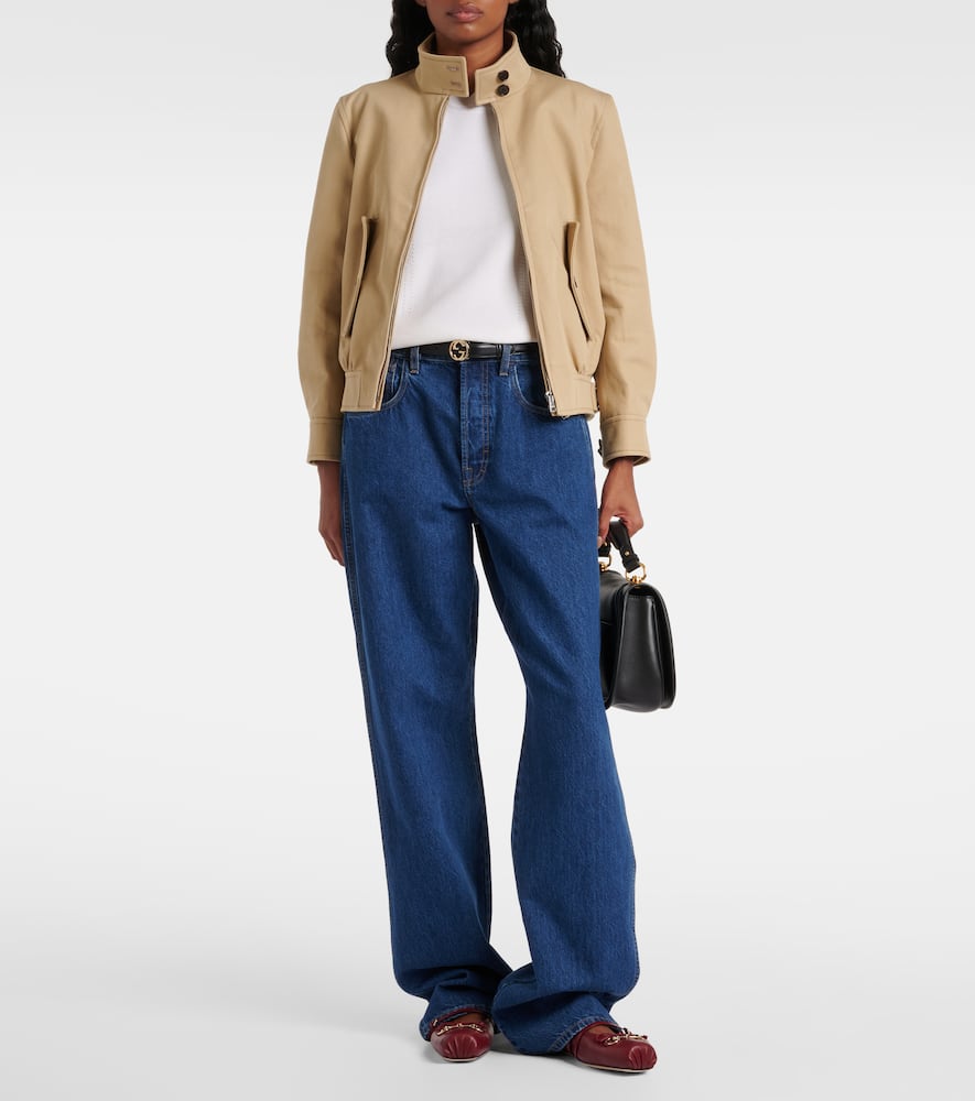 Gucci Cotton drill bomber jacket