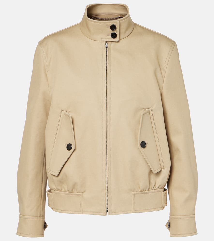 Gucci Cotton drill bomber jacket