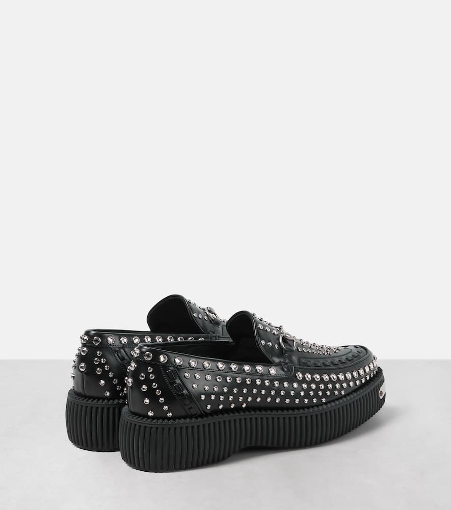 Gucci Damien embellished leather loafers
