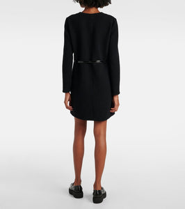 Gucci Damier wool-blend boucl√É¬© minidress