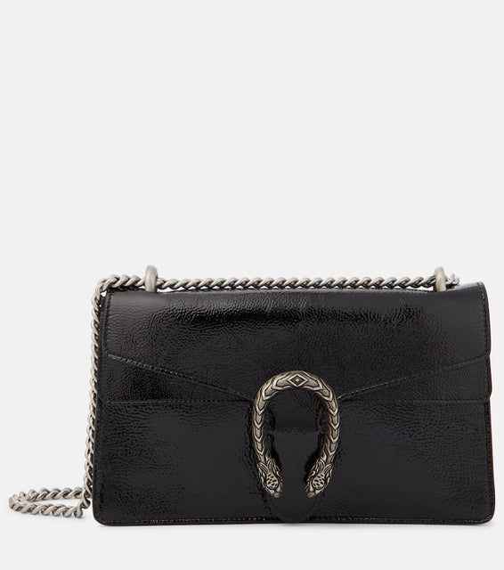 Gucci Dionysus Medium patent leather shoulder bag. Shop Gucci Shoulder Bags for women now.