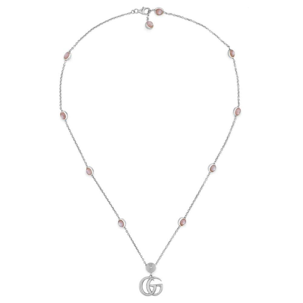 Gucci Double G Mother of Pearl Necklace
