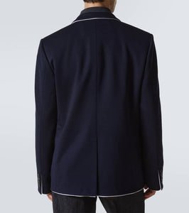 Gucci Double G cotton jersey blazer