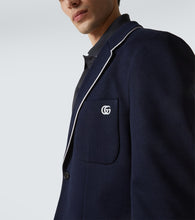 Gucci Double G cotton jersey blazer