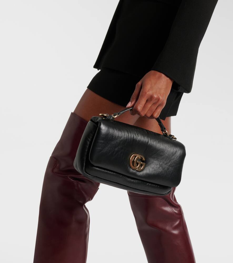 Gucci Double G leather crossbody bag