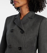 Gucci Double-breasted cotton canvas delav√É¬© jacket