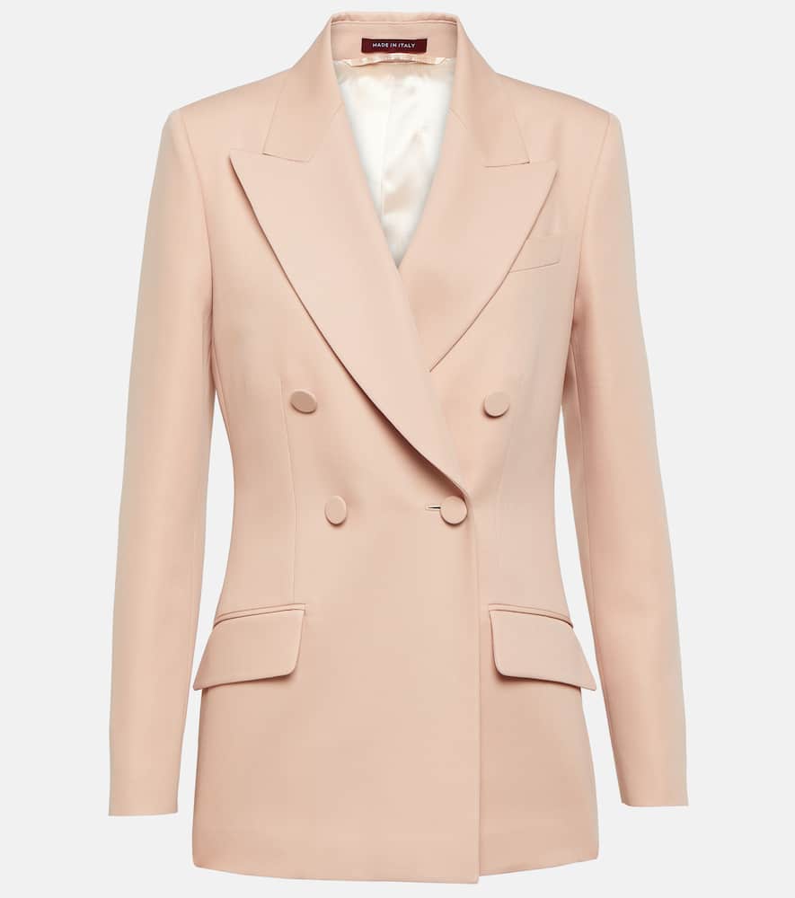 Gucci Double-breasted wool and mohair blazer