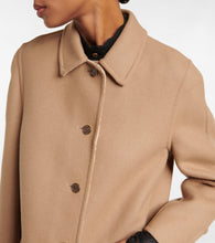 Gucci Double-faced wool and silk coat