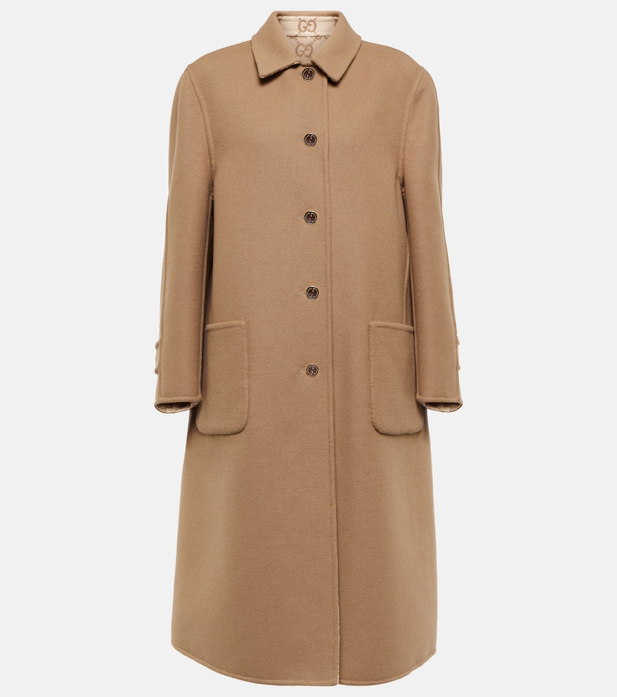 Gucci Double-faced wool and silk coat - Gucci 双面羊毛真丝大衣