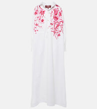 Gucci Floral cotton poplin maxi dress