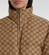 Gucci GG Canvas down jacket