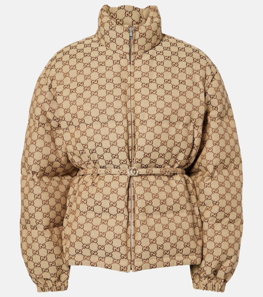 Gucci GG Canvas down jacket - Gucci GG帆布羽绒服