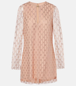 Gucci GG Crystal tulle minidress