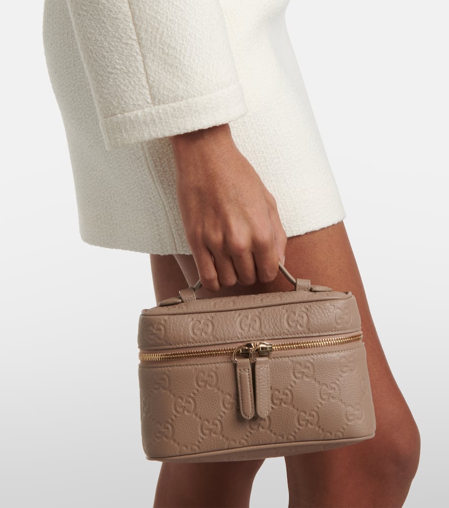 Gucci GG Emblem Super Mini vanity bag