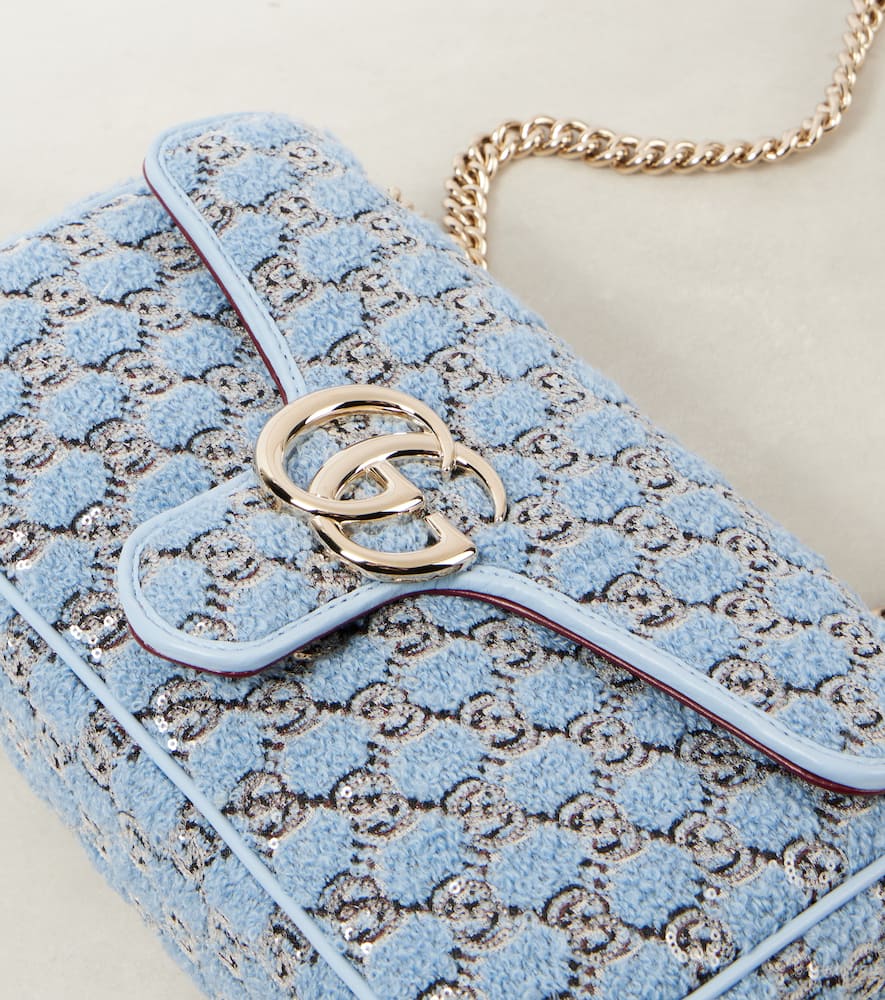 Gucci GG Marmont Small Bouclé shoulder bag