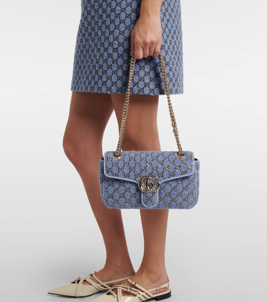 Gucci GG Marmont Small Bouclé shoulder bag