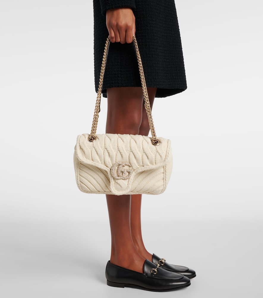 Gucci GG Marmont Small knitted shoulder bag