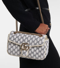 Gucci GG Marmont Small tweed shoulder bag