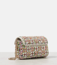 Gucci GG Marmont Super Mini tweed shoulder bag