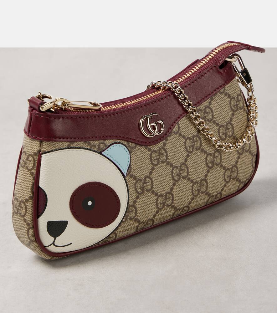 Gucci GG Mini panda-appliqu√É¬© shoulder bag