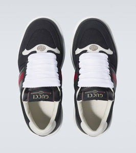 Gucci GG Screener canvas and leather sneakers