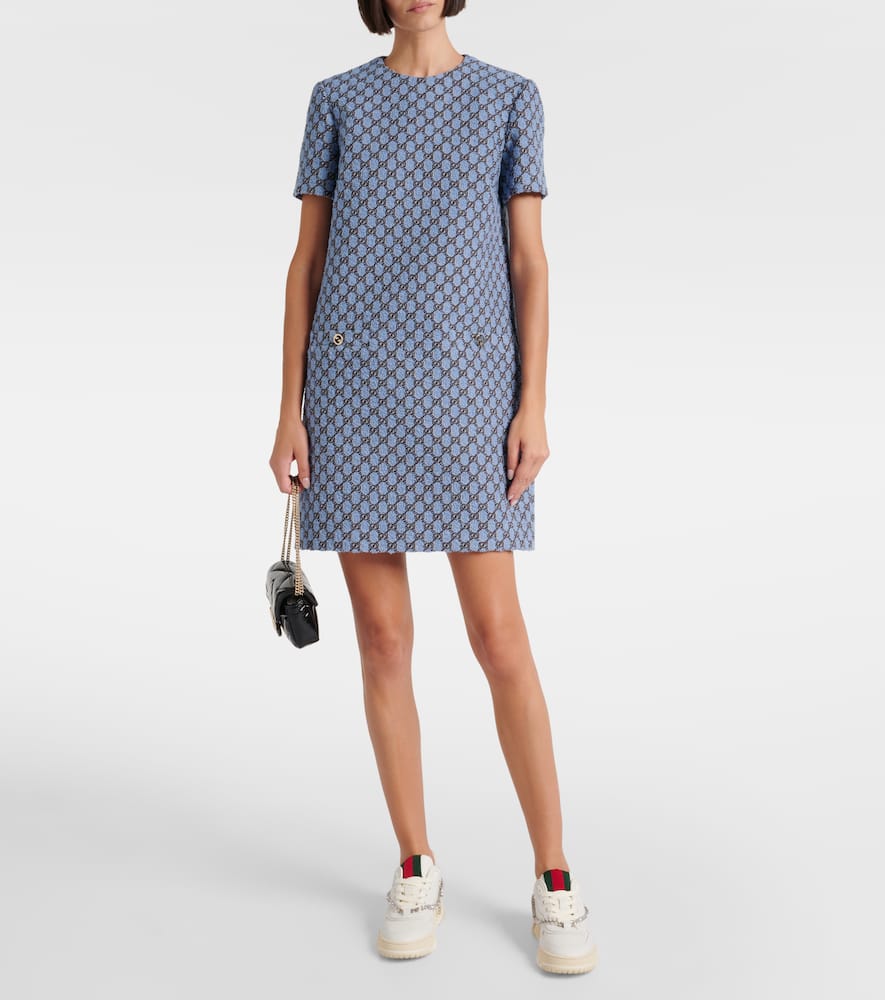 Gucci GG Shadow boucl√É¬© minidress