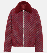 Gucci GG Shadow wool-blend boucl√É¬© bomber jacket