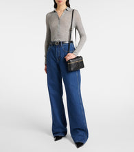 Gucci GG Super Mini debossed leather tote bag