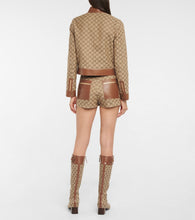 Gucci GG Supreme canvas bomber jacket