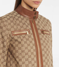 Gucci GG Supreme canvas bomber jacket