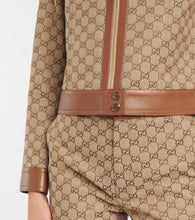 Gucci GG Supreme canvas bomber jacket