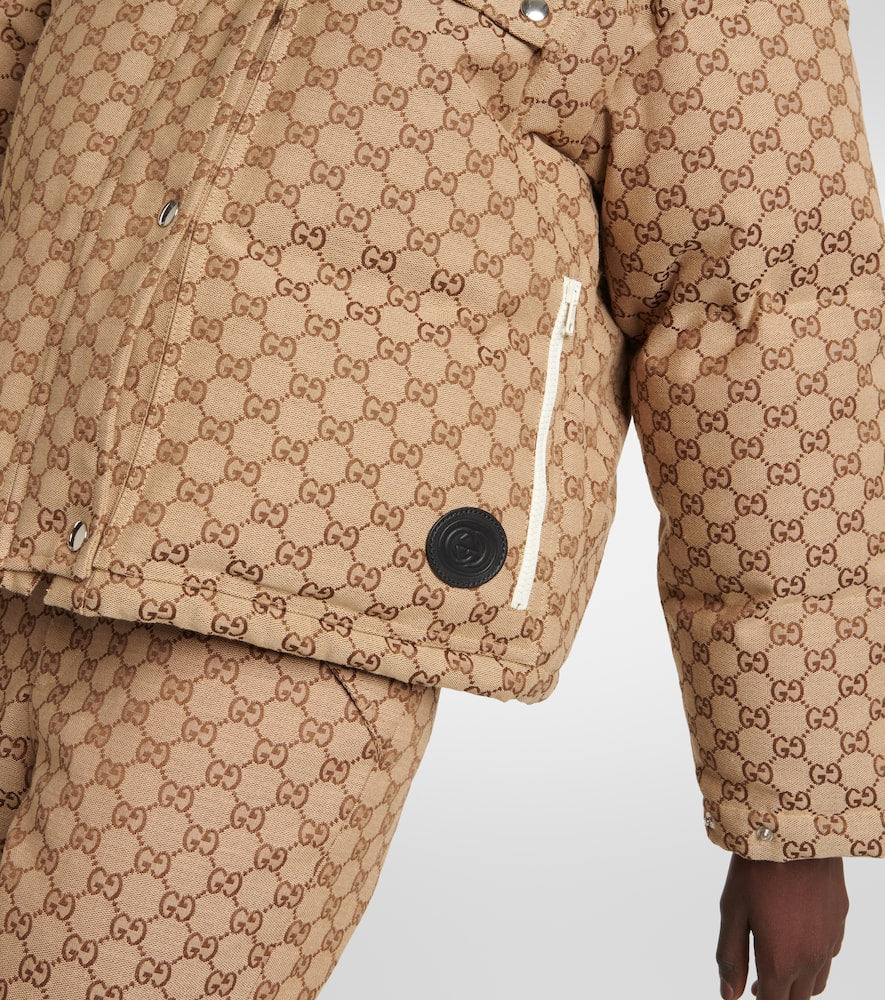 Gucci GG canvas puffer down jacket