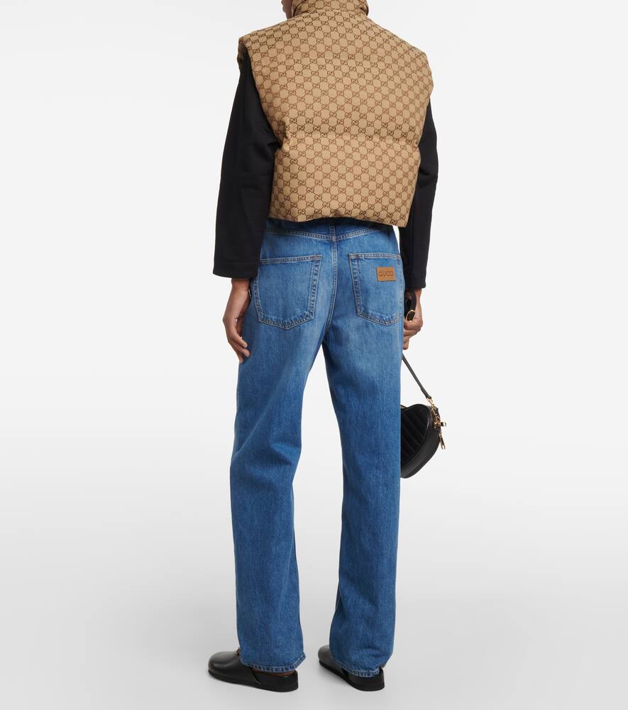 Gucci GG canvas puffer vest
